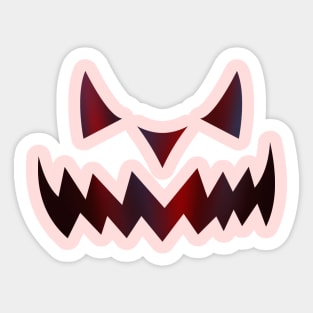 Halloween mask Sticker